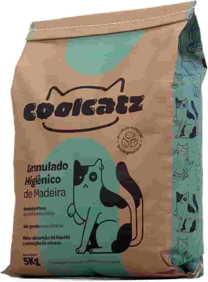 Granulado Higiênico de Madeira Coolcatz 5kg