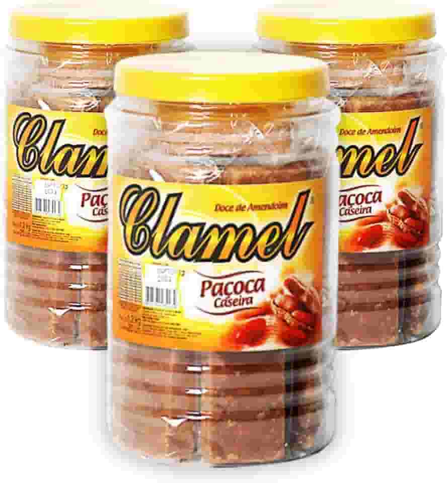 Kit 3 PTs Paçoca Caseira Clamel c/ 20