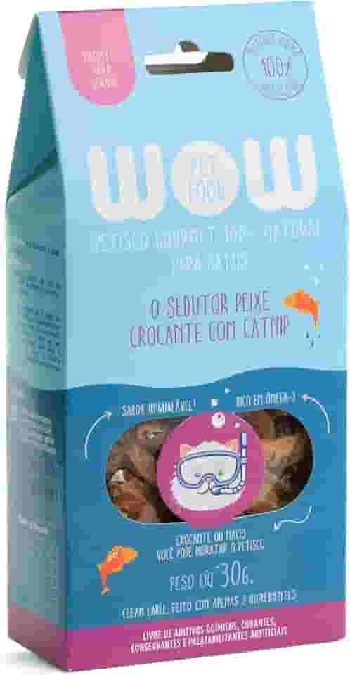 Petisco Natural "O sedutor peixe com catnip” para Gatos