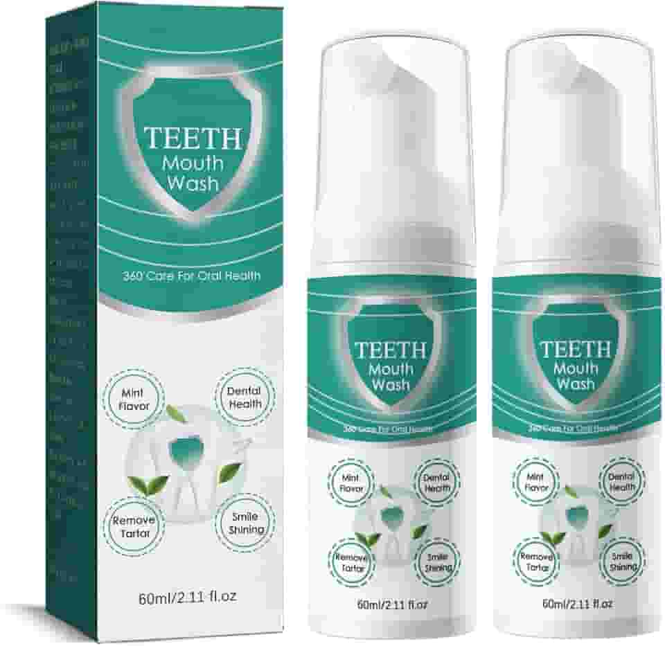 2 unidades de pasta de dente de espuma, pasta de dente para remoção de manchas para dentes sensíveis, espuma de mousse ultrafina, limpa profundamente as gengivas, remove manchas, refresca o hálito (2)