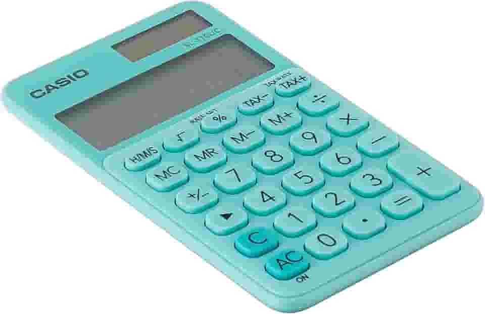 CALCULADORA DE BOLSO 10 DIGITOS SL310UC VERDE CASIO
