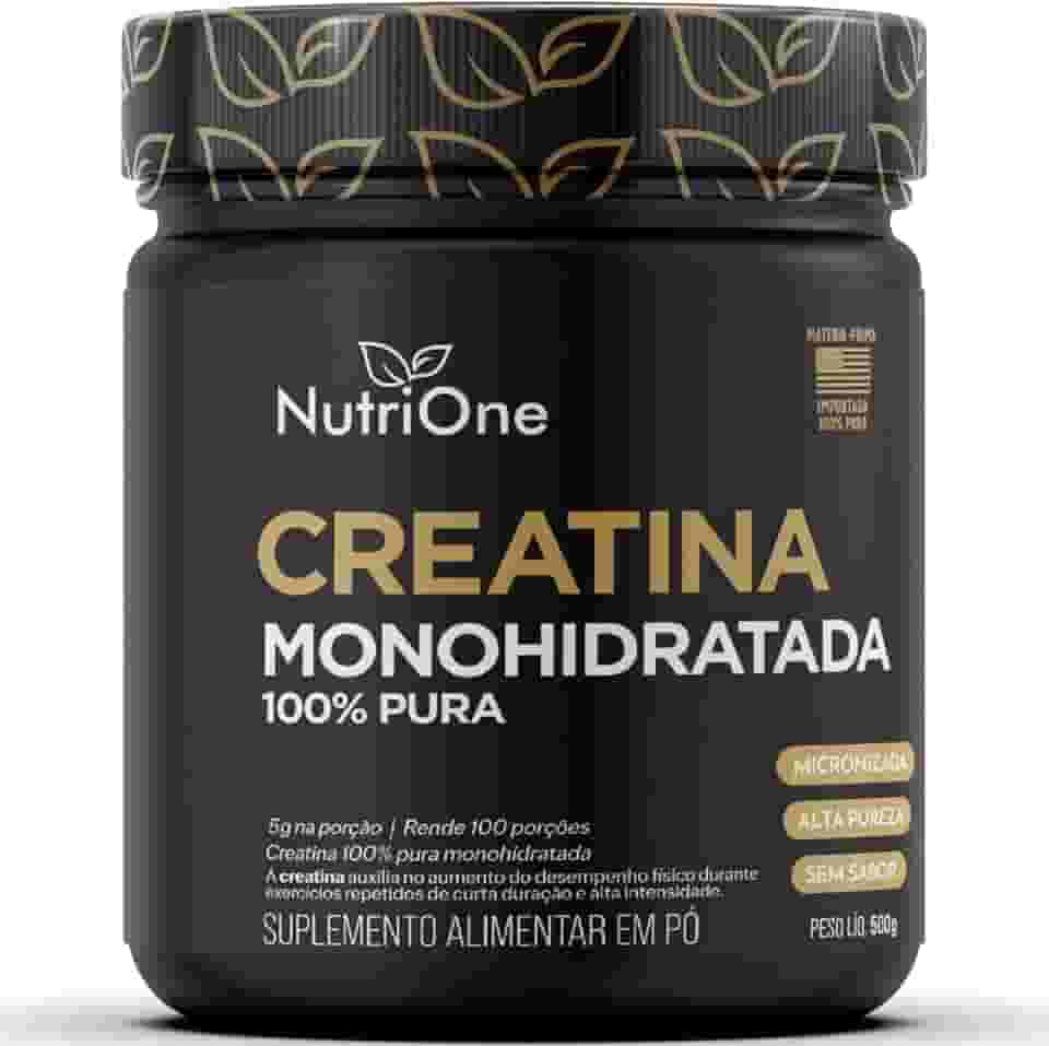 Creatina Monohidratada 500g | 100% Pura | Importada | Micronizada | Alta Pureza e Desempenho Físico – Nutrione