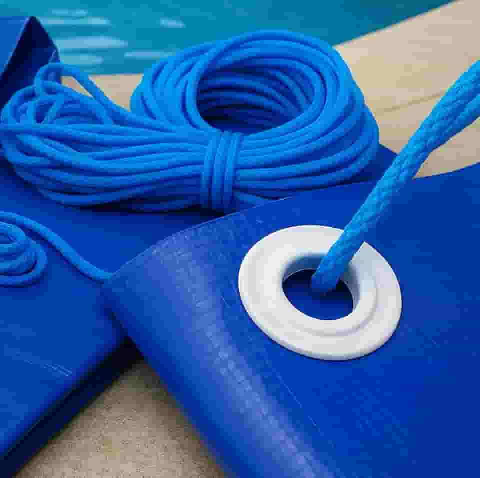 Capa de Segurança 4.5x2.5 M para Piscina CK500 Micras PVC Vinil + Kit de Instalação - Suporta Peso, Evita Quedas e Acidentes