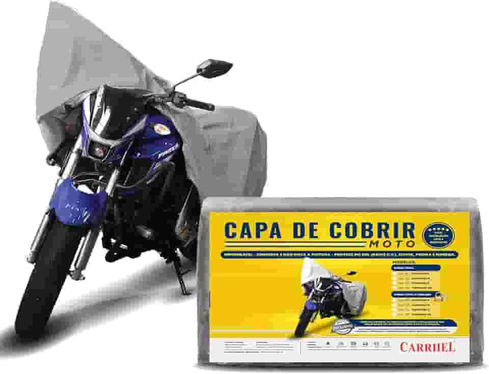 Carrhel, Capa para cobrir Moto 100% Forrada e impermeavel - Tamanho GG