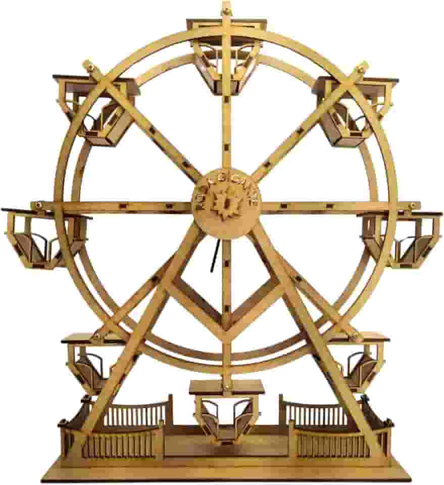 Mini Roda Gigante Rotativa Miniatura Escultura MDF Enfeite