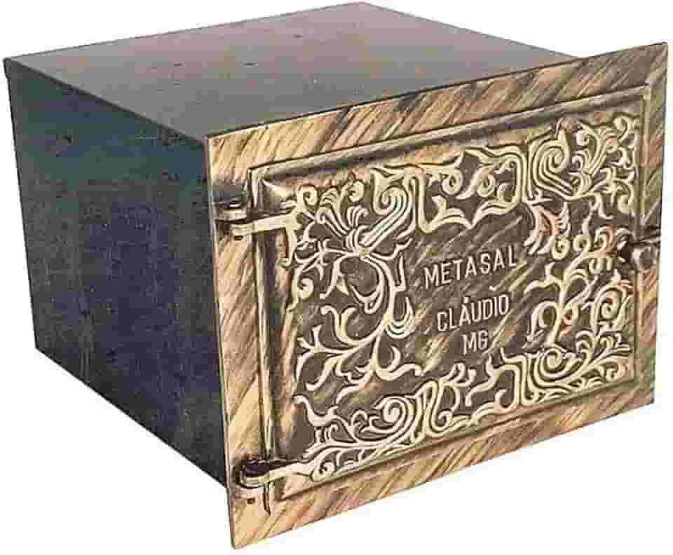 Forno Pesado Para Fogão A Lenha Ouro N08 2mm 50x48x34cm