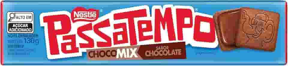Passatempo Biscoito Chocomix Chocolate 130G