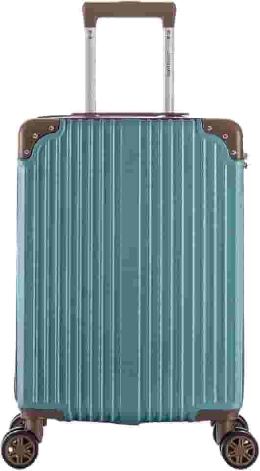 Mala de Viagem de Bordo Palazzio 10kg Rígida ABS Padrão ANAC com 4 Rodas duplas 360º e Trava de segredo númerico, divisória interna com zíper e elástico de fixação, Pistache, Santino -APLV191P