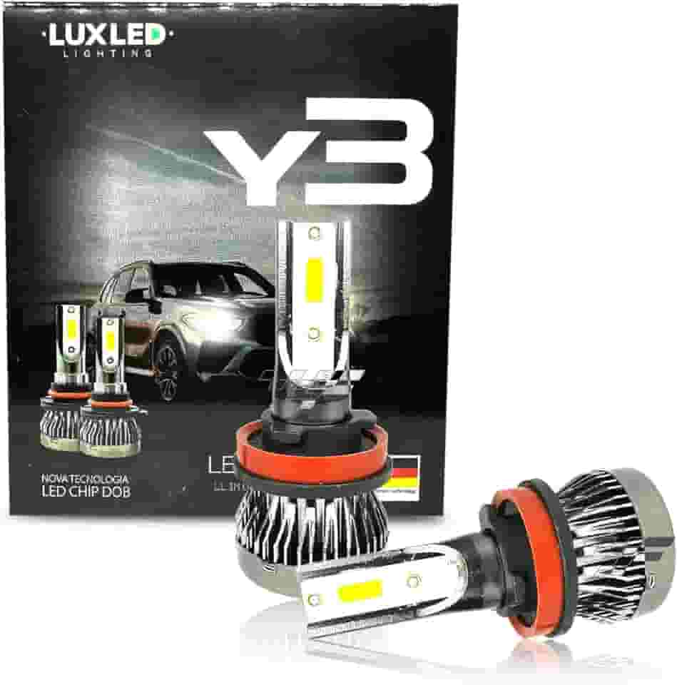 Kit Ultra Led Super Branca 6500k 22000 Lumens H4 H7 H1 H11 H3 HB4 H16-PSX PAR LÂMPADA FAROL ALTO BAIXO MILHA NANO Y3 C/COOLER 12V 36W IMPORTADO TOP(H8/H9/H11)