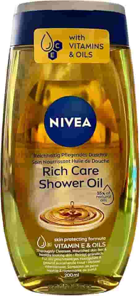 Nivea Óleo de banho Natural Caring 200 ml para pele seca