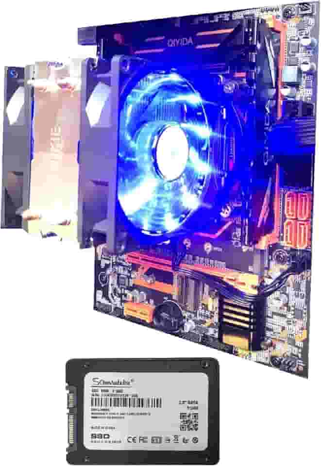 Kit PC Gamer X99 Xeon E5 2680v4 14 Núcleos (Ryzen 5 5600) + 16GB DDR4 + SSD 512GB + Cooler 2 Fans LED