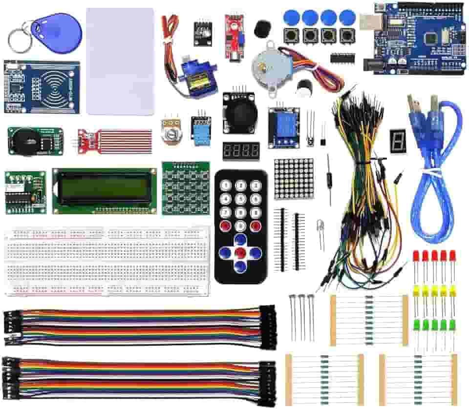 Mega Kit Robótica Para Arduino Uno e + 200 pcs com Tutorial