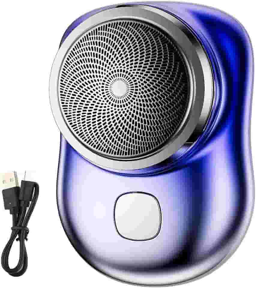 Mini Barbeador Elétrico | barbear sem dor para cuidados profissionais,Barbeador bolso leve, lavável USB recarregável Barbeador barba portátil Aparador cabelo Baodan