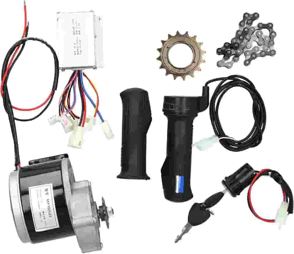 MY1025Z2 24V 250W Kit de Motor de Escova DIY, Conjunto de Conversão de Bicicleta e Scooter Elétrica, Atualização de Bicicleta Motorizada