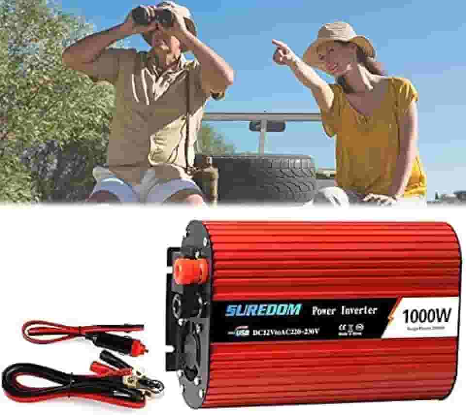 Power Inverter 2000 Watt Dc 12V 24V Para AC 110v 220v Inversor De Onda Senoidal Pura Com 2 Portas USB De Carga Rápida, Para Camping, Motorhomes, Caminhão, Barco,1000v,12vto220v,Collector88