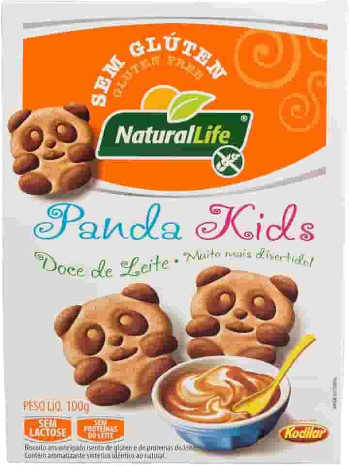 Panda Kids Natural Life - Sabor Doce de Leite - Sem Glúten - Sem Lactose - 100g