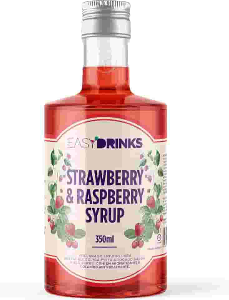 Easy Drinks - Xarope de 350ml (Morango e Framboesa)
