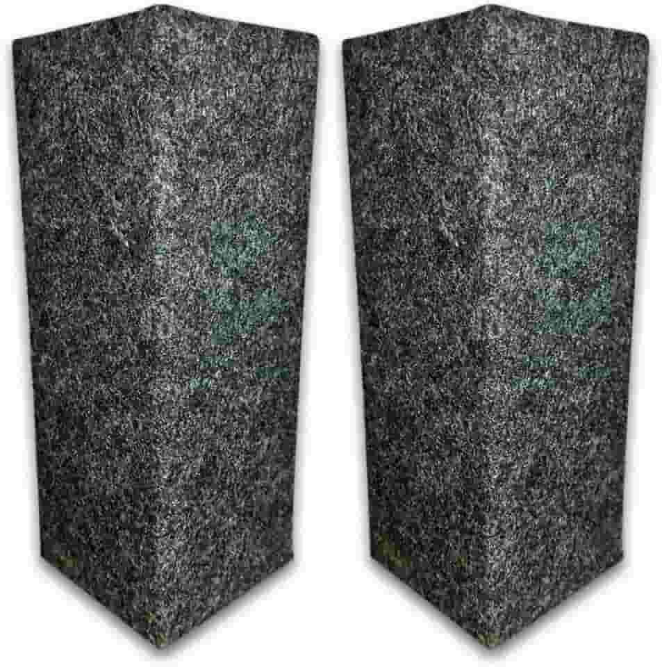 2 Arranhador Canto De Sofá Parede Para Gatos Carpete Cinza Protetor Cat