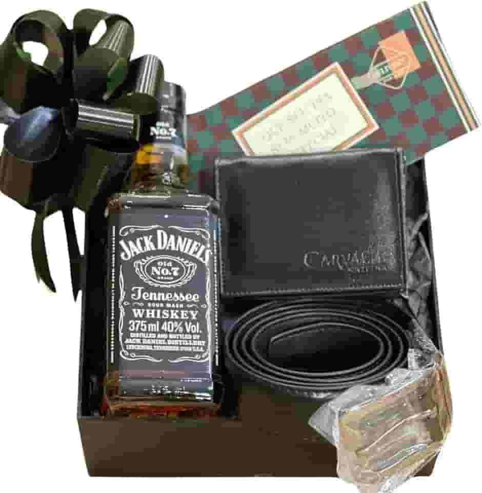 Cesta De Whisky Chocolate Presente Namorado Aniversario Pais