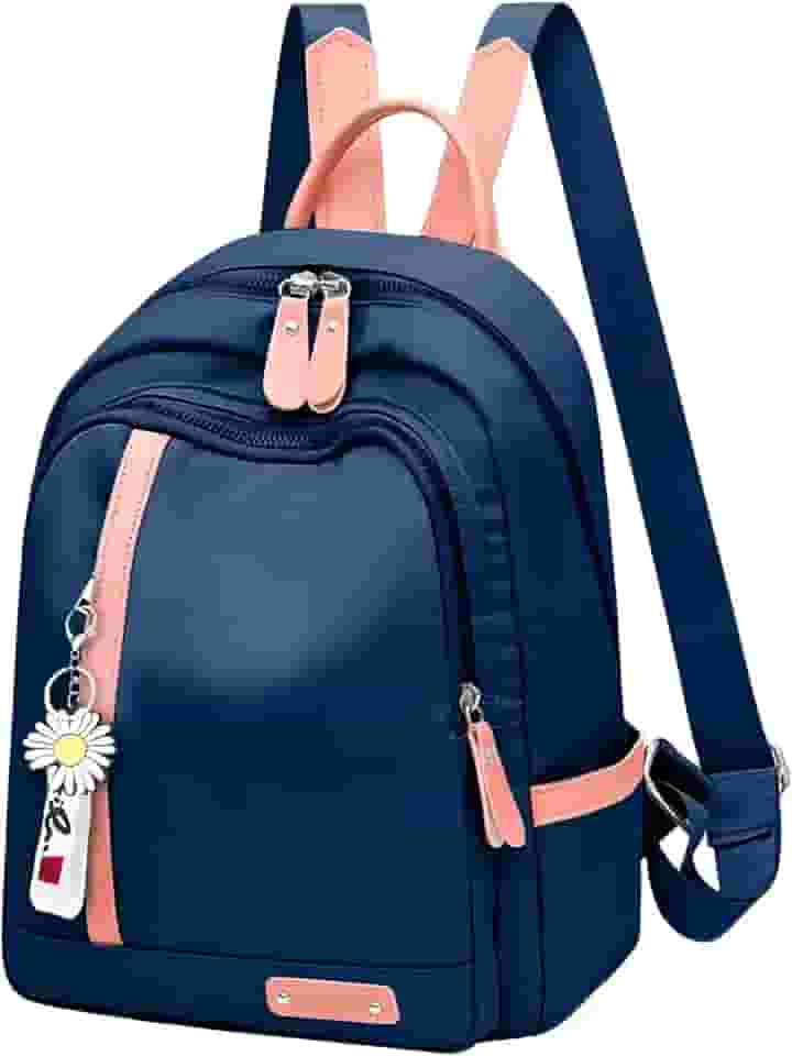 Mochila Feminina Escolar Trabalho Reforçada Bolsa Mulher Passeio Casual Ajustável Com Pingente