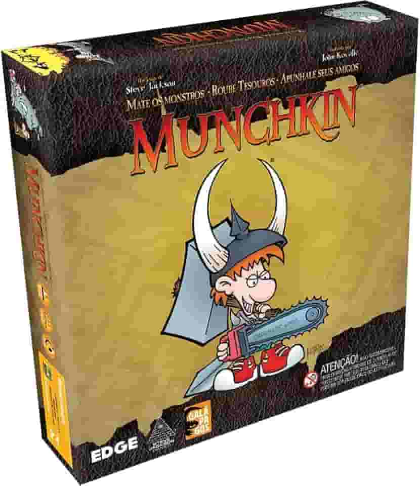 Asmodee, Munchkin, Jogo de Cartas para Amigos, 3 a 6 jogadores, Idade +10, Partidas de até 90 minutos