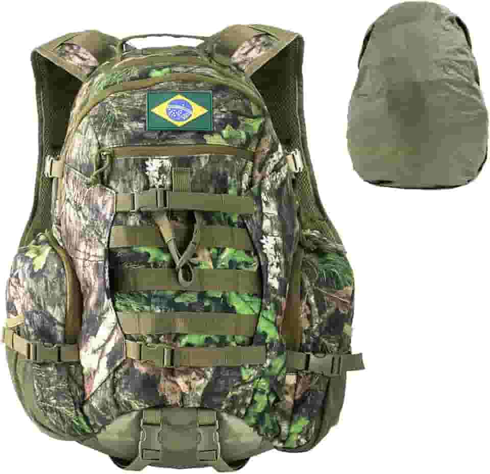 50L Mochila Grande Masculina Reforçada，Adequado para Trekking, Acampamento e Ciclismo Trilha.