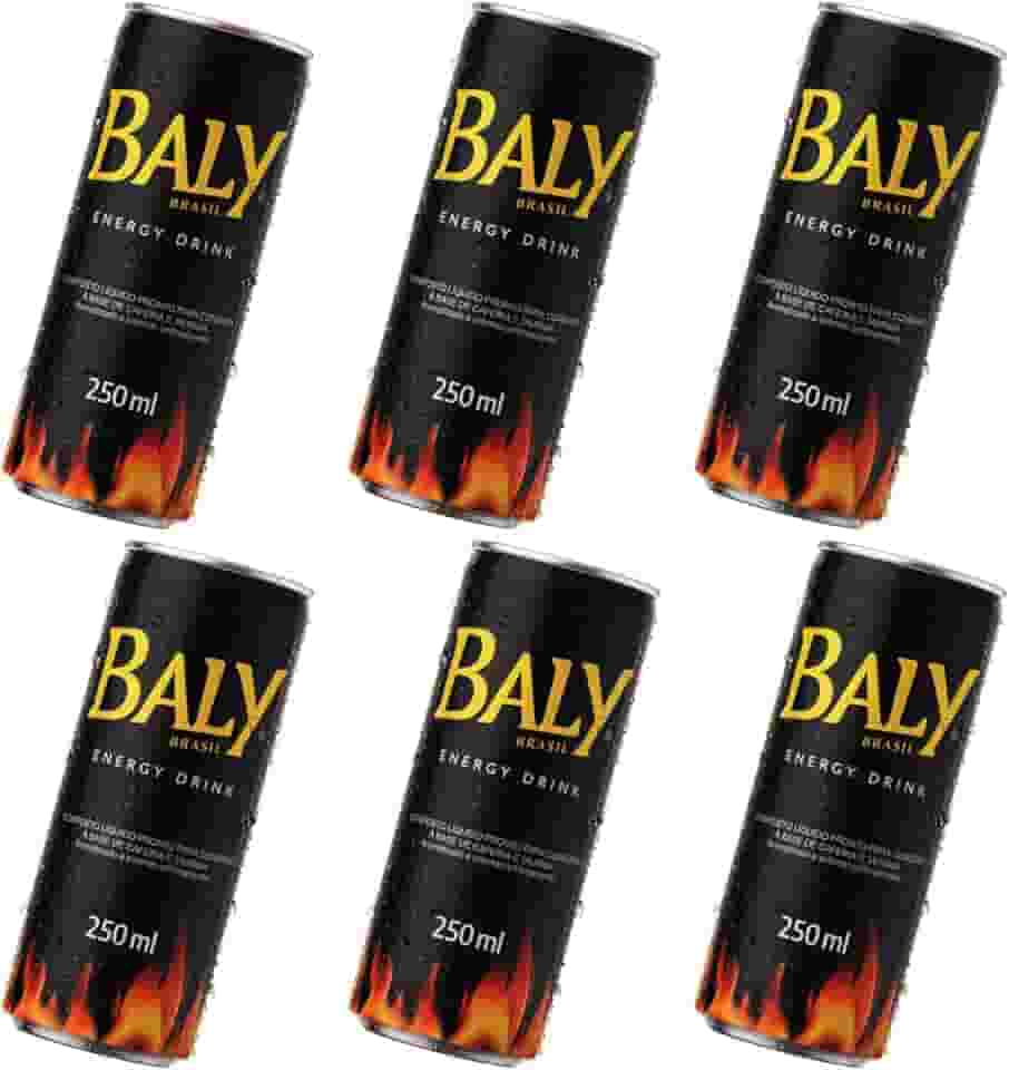 Baly Energético Tradicional 250ml Com 6 unidades