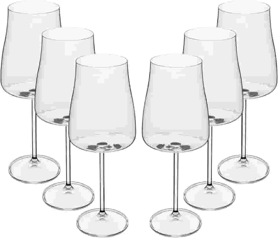 WOLFF - Conjunto 6 Taças de Cristal Ecológico Alex 600ml para Vinho