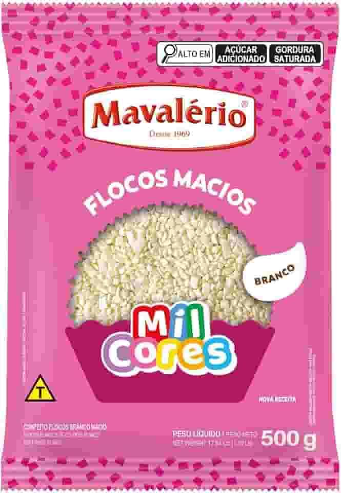 Granulado flocos macio branco 500g