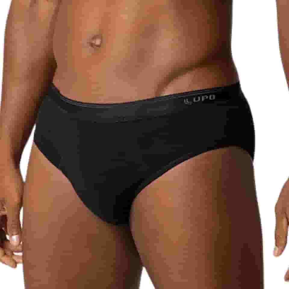 Cueca Slip Lupo Algodão Cotton Hipoalergênica Masculina Original