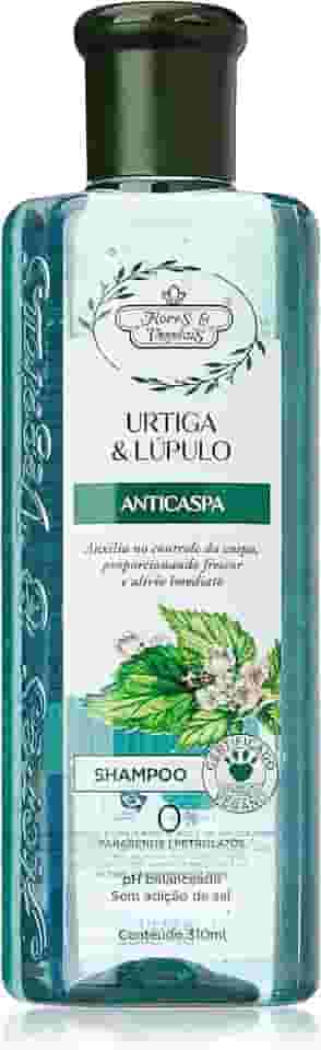 Flores e Vegetais Shampoo Urtiga Lupulo Anticaspa 310Ml E Vegetais