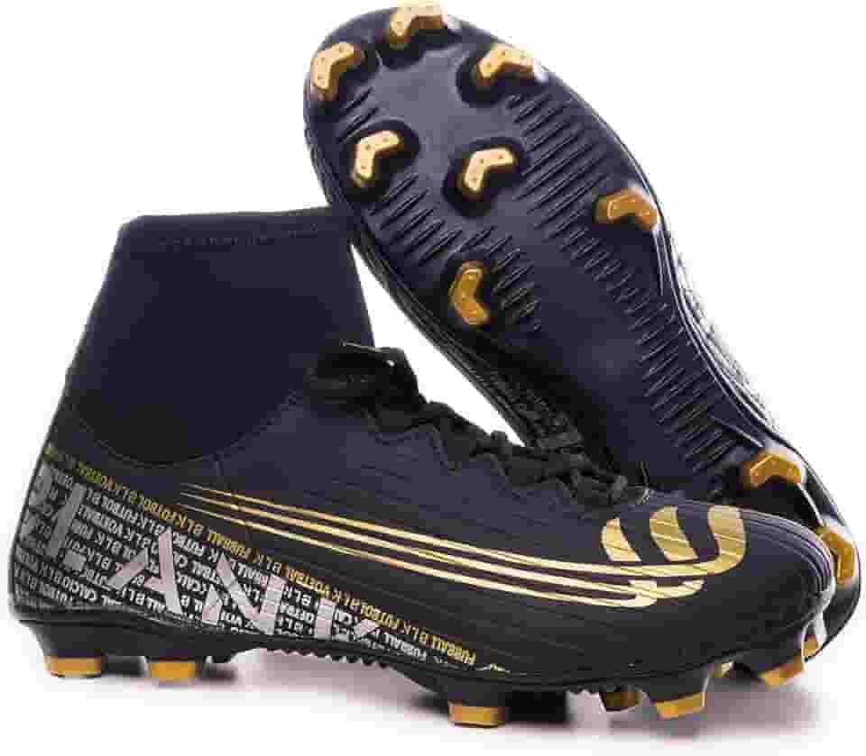 Chuteira Campo Gramado Botinha 38 ao 44 com Solado Costurado