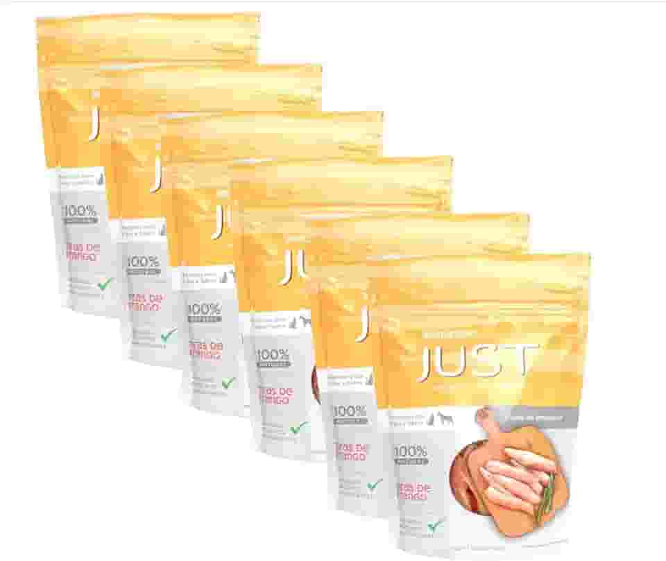 JUST Petiscos Saudáveis Pack com 6 Unidades Slice Mix de Pato e Frango 75G