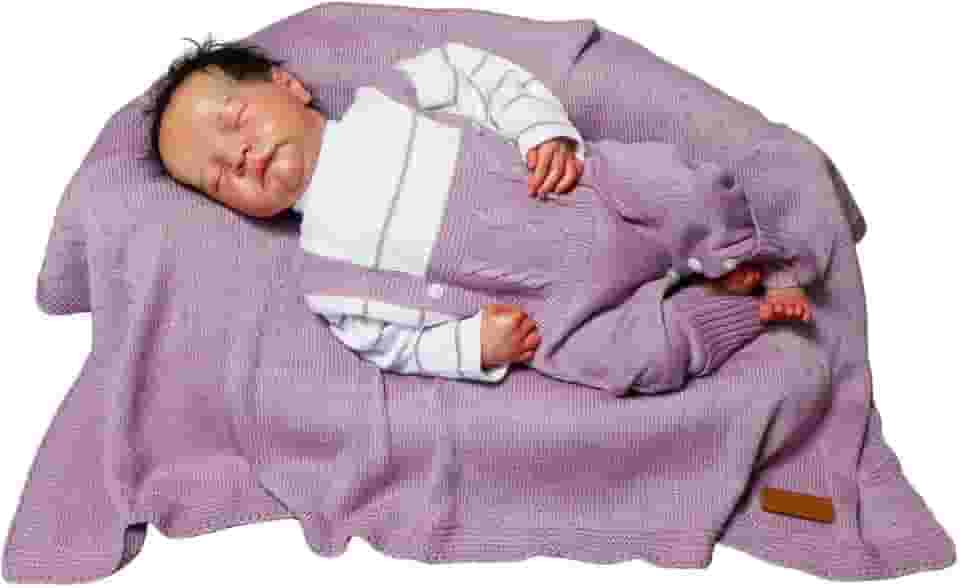 Saida de Maternidade Luxo de Tricô Para Menino e Menina Conjunto Maternidade