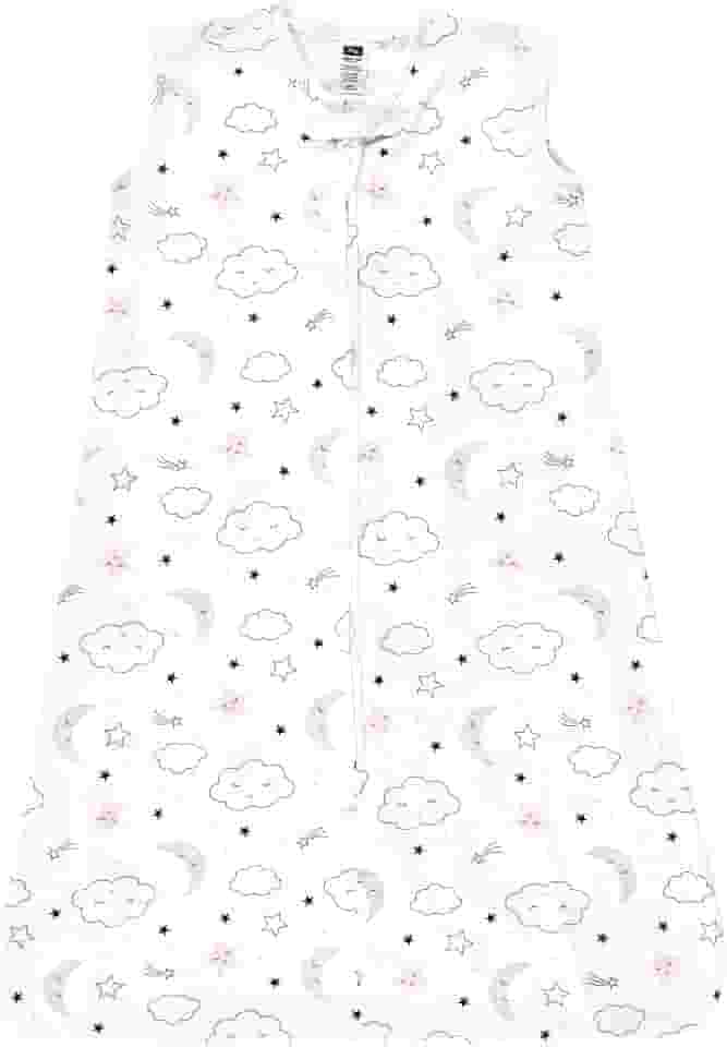 Hudson Baby Saco de dormir unissex de algodão sem mangas, saco, cobertor
