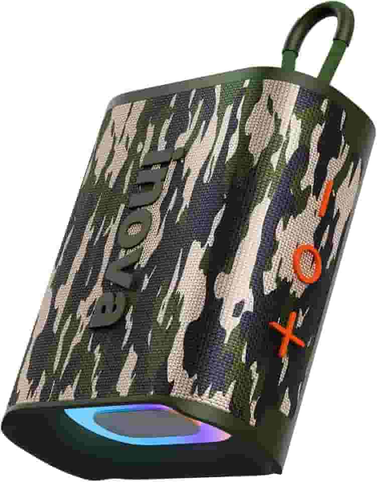 Caixa de Som Bluetooth, Alto-falante Bluetooth, IP67 à Prova d'Água e Poeira, Ideal para Ambientes Internos, Externos e Passeios (verdemilitar)