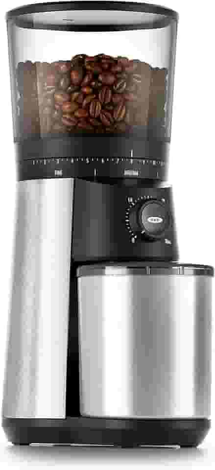 OXO Moedor De Café Cônico Brew Burr, Prateado
