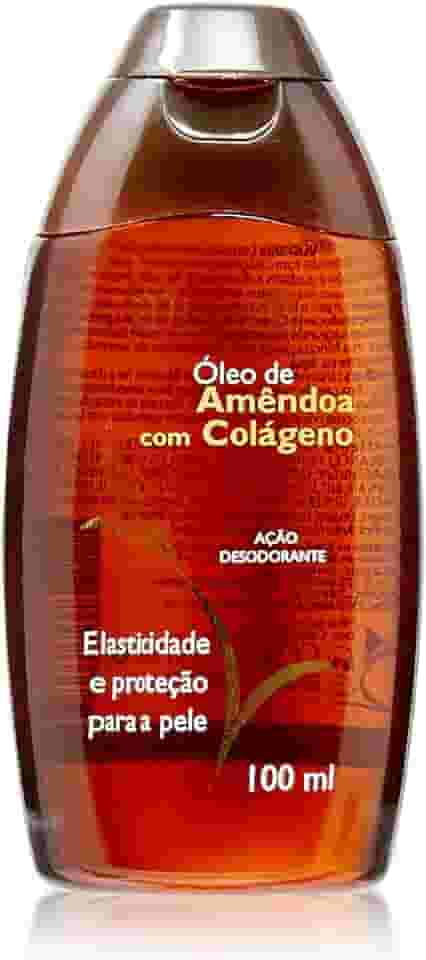 Óleo Corporal de Amêndoas com Colágeno, , Branco, 100 Ml, Muriel