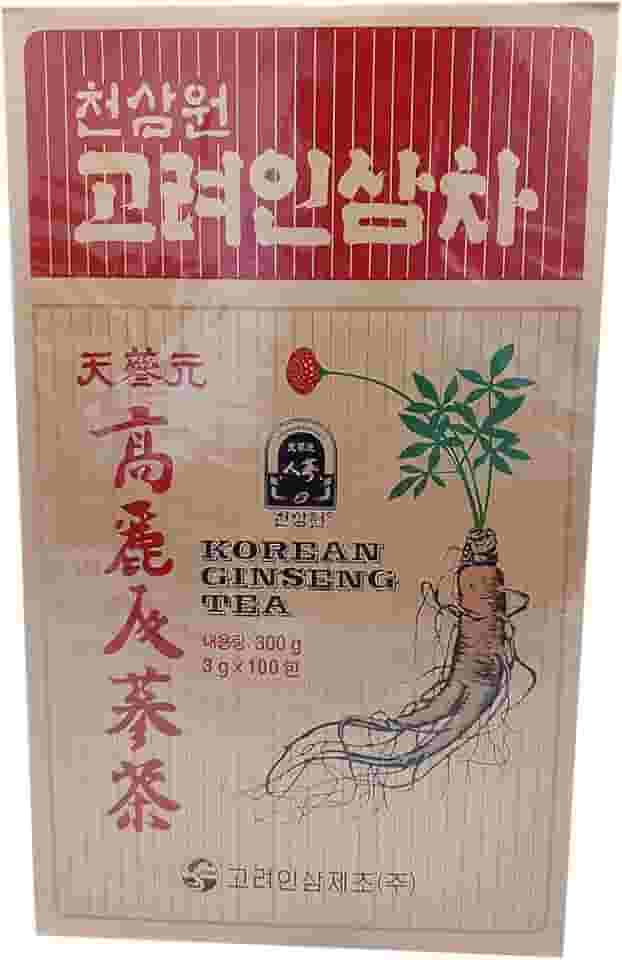 CHÁ DE GINSENG COREANO 100 SACHÊS