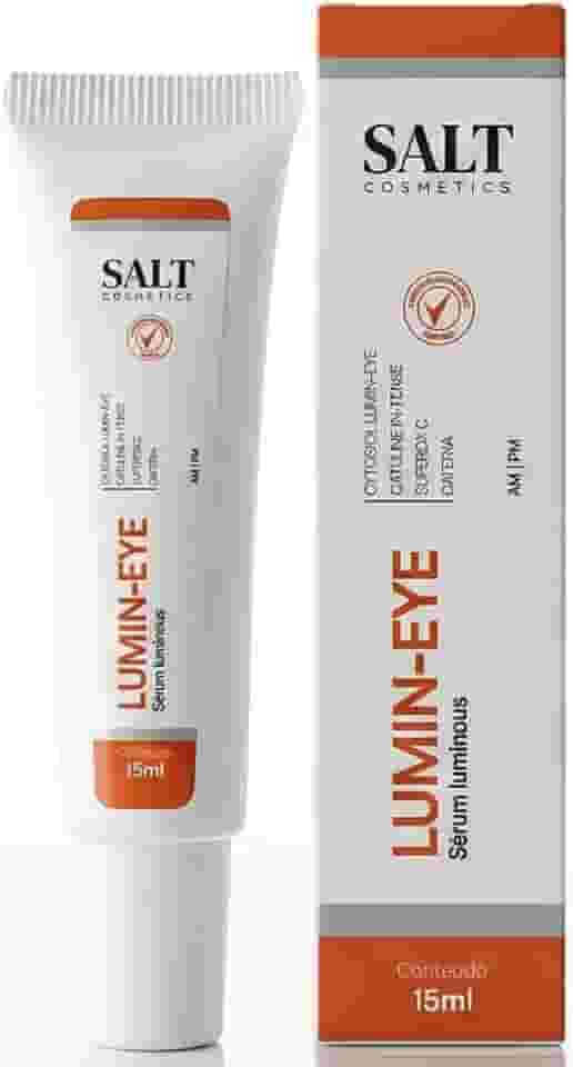 Sérum para Área dos Olhos Roll-On 15g – Lumin-Eye – Luminosidade, Hidratação e Redução de Olheiras – Salt Cosmetics
