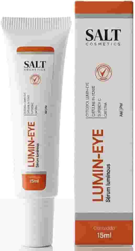 Sérum para Área dos Olhos Roll-On 15g – Lumin-Eye – Luminosidade, Hidratação e Redução de Olheiras – Salt Cosmetics