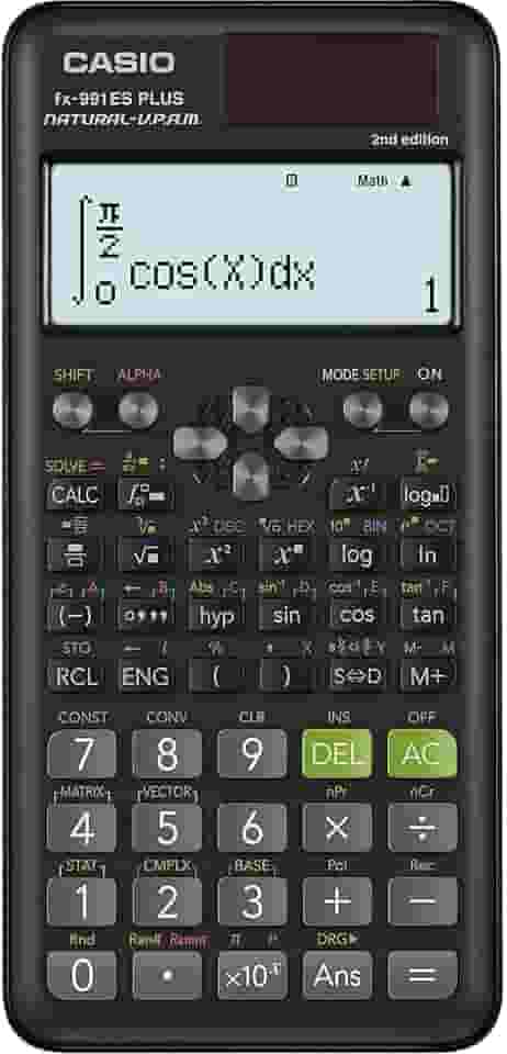 Calculadora Cientifica FX-991ESPLUS-2W4DT ‎Preta Casio