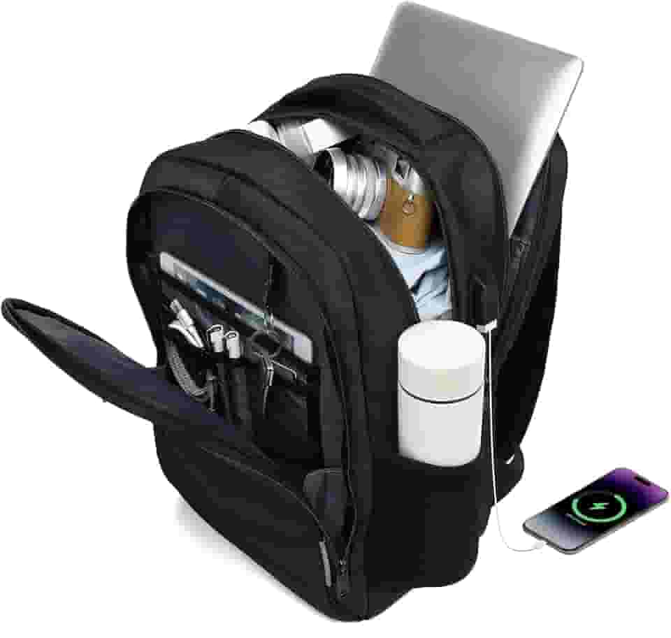 Mochila Grande para Notebook 17.3 Masculina Feminina,Mochila Backpack Executiva Antifurto, Reforçada, Saídas USB,Impermeável, Escolar, Faculdade, Trabalho,Viagem,Presente