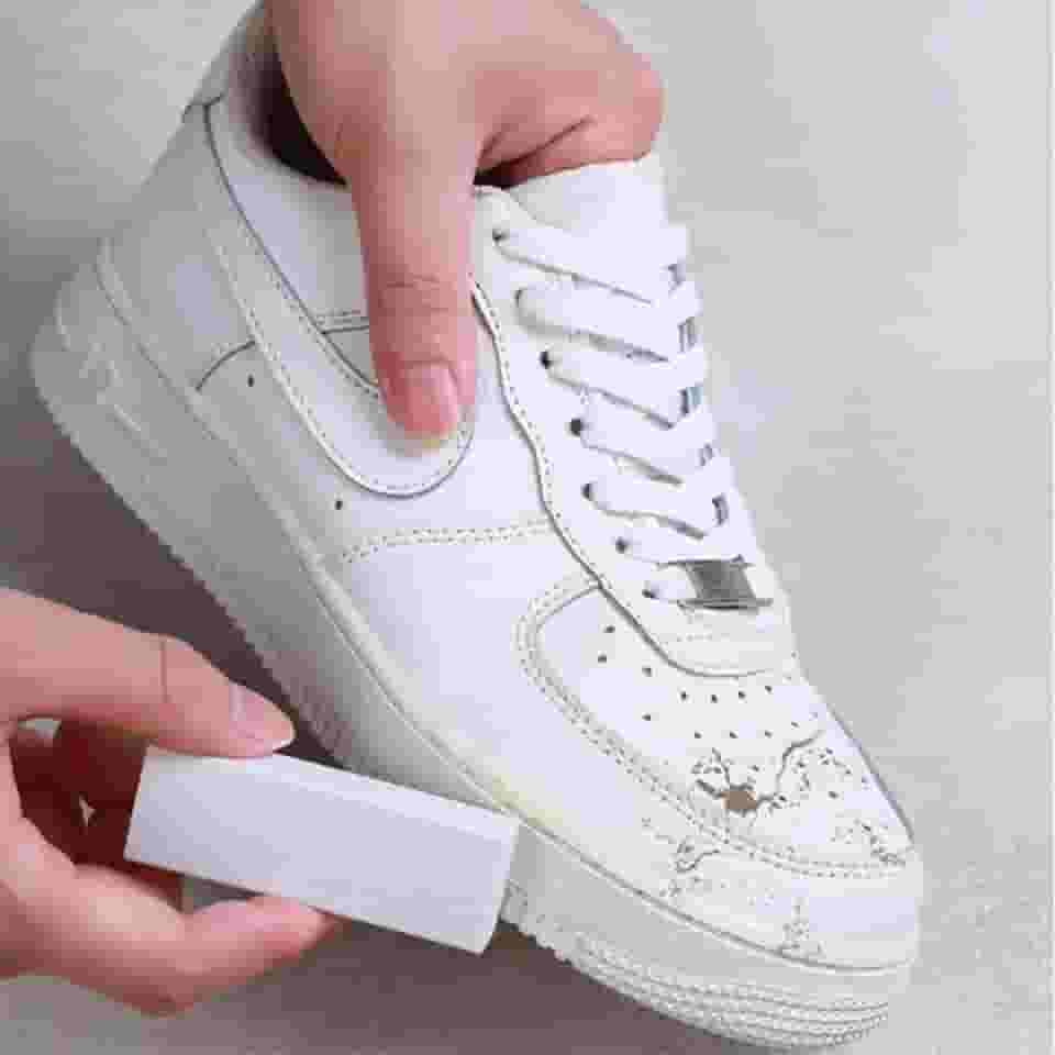 Borracha de formato longo para remover sujeira de tênis, borracha de sapato de cachorro 1P de formato longo.