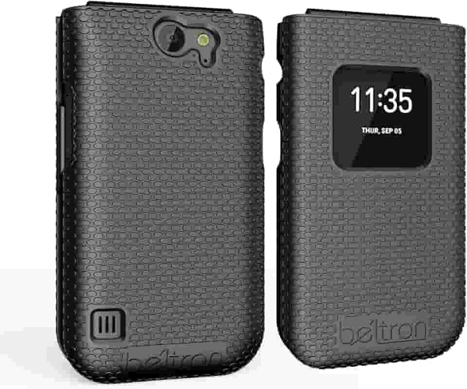 BELTRON Capa para celular Nokia 2720 V flip, capa protetora de encaixe (Verizon 2720V) - preta