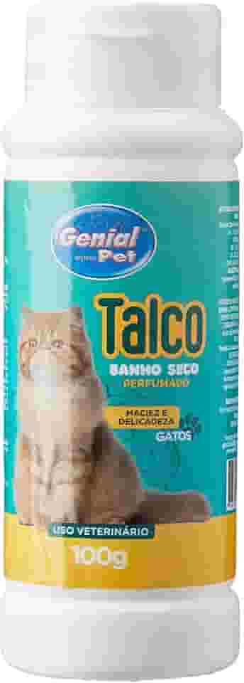 Genial Pet Talco Banho Seco Genial Gatos 100G Para Cães