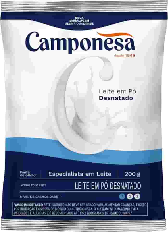 Camponesa - Leite em Pó Desnatado 200g