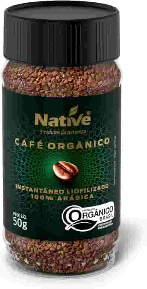 Café Orgânico Solúvel Liofilizado, Native 50g