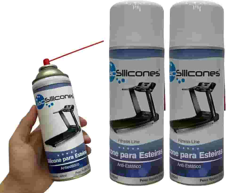 Kit 2 Silicones Lubrificante Esteira Bicicleta Elétrica e Uso Geral JAC 480ml