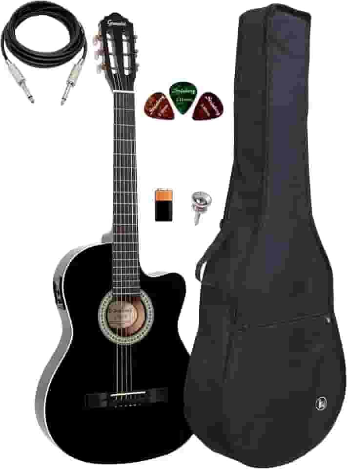 Violão Giannini Start Sf-14 Ceq Bk + Capa Reforçada